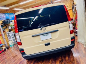 Vクラス BENZ ベンツ　スピーカー交換　ツイーター　ドアスピーカー　音質向上　サイバーナビ　Mercury Car Audio HOT WIRED
