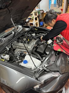 NDロードスター NDRF ロードスターRF スピーカー交換 ツイーター　純正ボーズ　BOSE ボーズサウンド　ボーズシステム　音質向上　デッドニング　調音施工　Mercury Car Audio ホットワイヤード　名古屋