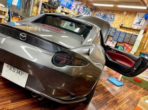 NDロードスター NDRF ロードスターRF スピーカー交換 ツイーター　純正ボーズ　BOSE ボーズサウンド　ボーズシステム　音質向上　デッドニング　調音施工　Mercury Car Audio ホットワイヤード　名古屋