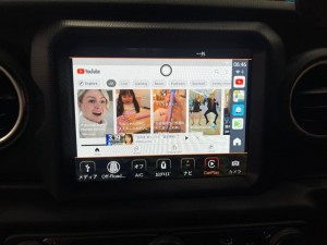 ジープ　純正ナビ　動画再生　動画視聴　JEEP ラングラー JL WRANGLER YOUTUBE NETFLIX ネットフリックス　プライムビデオ　CarPlay カープレイ　ワイヤレス　アンドロイドBOX ANDRODI AI BOX アンドロイド　S40　iPhone