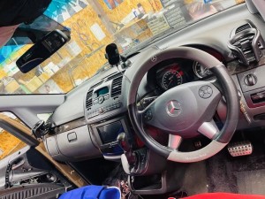 Vクラス BENZ ベンツ　スピーカー交換　ツイーター　ドアスピーカー　音質向上　サイバーナビ　Mercury Car Audio HOT WIRED