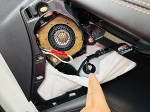 CX-60 マツダ純正 BOSE スピーカー交換　音質向上　センタースピーカー　ドアスピーカー　スコーカー　ミッドレンジ　ミッドベース　ツイーター　純正BOSE 純正ボーズ　Audible Physics Mercury Car Audio RAM2 70mm 80mm 2インチ 2.5インチ 3インチ　名古屋　ホットワイヤード　音調整　デッドニング　調音