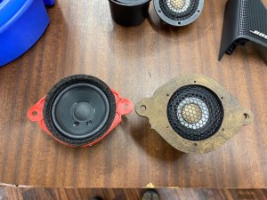 CX-60 マツダ純正 BOSE スピーカー交換　音質向上　センタースピーカー　ドアスピーカー　スコーカー　ミッドレンジ　ミッドベース　ツイーター　純正BOSE 純正ボーズ　Audible Physics Mercury Car Audio RAM2 70mm 80mm 2インチ 2.5インチ 3インチ　名古屋　ホットワイヤード　音調整　デッドニング　調音　インナーバッフル