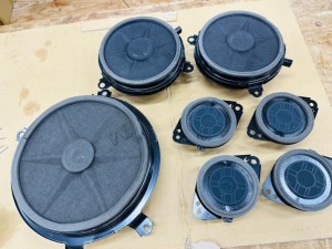 レクサス純正　マークレビンソン　センタースピーカー　ダッシュボード　スピーカー交換　音質改善　音質向上　mark levinson Audible Physics Mercury Car Audio HOT WIRED lexus LC500 LS500 LS600 LX LS RX IS GS NX 純正ナビ