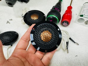 Audible Physics RG6.1PRO 偏心コーン 大型ツイーター　ミッドベース　ミッドウーハー　オーディブルフィジックス　ハイエンドカーオーディオ