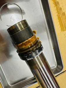 ビューエル　buell xb12r xb12s xb9 フロントフォーク　オーバーホール　フォークシール交換　フォークオイル交換　郵送　通販　ホットワイヤード　名古屋　sfk 緑　ローフリクション