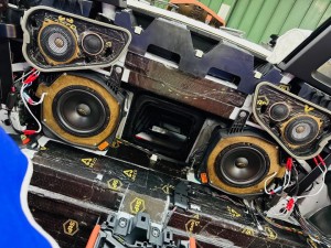 BMW 純正ナビ　純正オーディオ　カーオーディオ　ハーマンカードン　HARAM KARDON ハーマン　iDrive ID7 LOGIC7 サラウンド　音質改善　ツイーター　スピーカー交換　ドアスピーカー　音質向上　高音　低音　ウーハー　センタースピーカー　リアスピーカー　4インチ　3インチ　2インチ　10センチ　プレミアムカーオーディオ　名古屋　ホットワイヤード　HOT WIRED Z4 G29 X7 X6 750 850 B&W バウワーズ　ウィルキンス　BOSE サウンドシステム　デッドニング　調音施工　Mercury Car Audio Audible Physics RAM2 RAM3 CE-165 CE165 対応スピーカー　ハイパスフィルター　音質　高音質　ハイレゾ　iPhone CarPlay カープレイ　カーオーディオ専門店