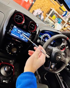 日産純正ナビ　内蔵 DSP アンプ　アルパイン ALPINE パワードウーハー　スピーカー交換　ノート　NOTE EPOWER NISMO 日産ノート　音質改善　向上　音調整　サウンドセッティング　持ち込み　サウンドチューニング　タイムアライメント　イコライザー　アナライザー　RTA ポラリティー　位相　ツイーター　ピンクノイズ　調整機能　純正ナビ
