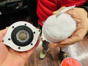 Jeep Wrangler JL KL ジープ　ラングラー　スピーカー交換　カーオーディオ　スピーカー　ツイーター　ミッドレンジ　ミッドベース　ダッシュボード　スピーカーボックス　エンクロージャー　CarPlay KICKER AUDISON BLAM サブウーハー  Audible Physics オーディブル　HOT WIRED 名古屋　音質志向　音質向上　音質改善　RAM2 RAM3 背圧　デッドニング