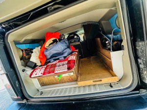 hummer h2 ルーフバー　ルーフキャリア　スノーボード　スキー　キャリ　ラック　ボックス　ジェットバッグ　thule spirit 820 カーメイト　terzo rv inno ハマー　ルーフラック　ルーフキャリア　キャンプ　荷物