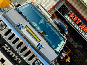 hummer h2 ルーフバー　ルーフキャリア　スノーボード　スキー　キャリ　ラック　ボックス　ジェットバッグ　thule spirit 820 カーメイト　terzo rv inno ハマー　ルーフラック　ルーフキャリア　キャンプ　荷物