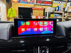 レクサス　純正ナビ　lexus lx570 ワイヤレス　CarPlay 後付け　カーオーディオ　カープレイ　グーグルマップ　HDMI インターフェース　外部入力　映像入力　Fire TV Stick アマゾンプライム　プライムビデオ　ネットフリックス　hulu amazon ファイヤースティック　ファイヤーtv tvスティック　ビデオ入力　aux Android Auto ミラーリング　Youtube ユーチューブ　firetv ホットワイヤード　名古屋　フルスクリーン　全画面　2画面　12.3インチ　アップデート