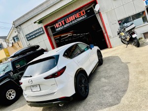 CX-5 CX-8 マツダ　純正　ボーズ　BOSE スピーカー交換　センタースピーカー　ツイーター　サブウーハー　デッドニング　位相　最適化　調音施工　BOSEサウンド ボーズサウンド HOT WIRED ホットワイヤード　名古屋　カーオーディオ専門店　音質改善　音質向上