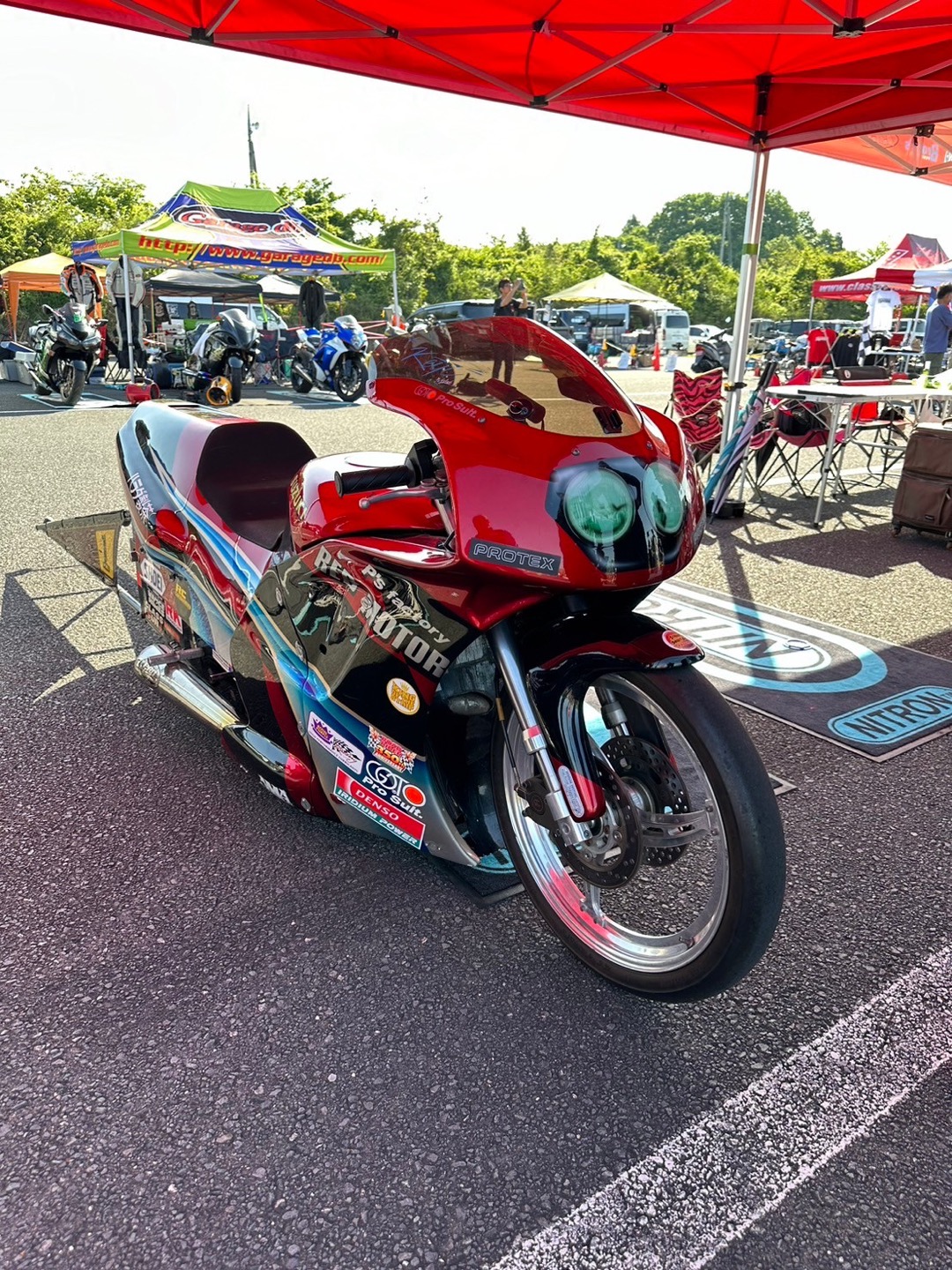 2024 JD STER 第１戦　1/4マイル Drag Racing Japan に初めて参加させていただきました。BMW S1000RR