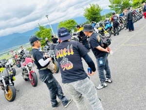 ビューエル会　合同ツーリング buell owners japan anual ride 2024 xb12 安曇野　白馬　大町　ツーリング　ロングツーリング　ハーレー　harley davidson motorcycle touring ブロックタイヤ　tkc80