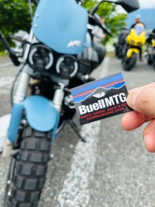 ビューエル会　合同ツーリング buell owners japan anual ride 2024 xb12 安曇野　白馬　大町　ツーリング　ロングツーリング　ハーレー　harley davidson motorcycle touring ブロックタイヤ　tkc80