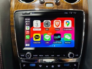 ベントレー　純正ナビ　外部入力　ナビ交換　ワイヤレス　CarPlay カープレイ　Android Auto アンドロイド　グーグルマップ　動画アプリ　Youtube ミラーリング　ユーチューブ　アマゾン　bentley カーオーディオ　名古屋