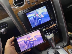 ベントレー　純正ナビ　外部入力　ナビ交換　ワイヤレス　CarPlay カープレイ　Android Auto アンドロイド　グーグルマップ　動画アプリ　Youtube ミラーリング　ユーチューブ　アマゾン　bentley カーオーディオ　名古屋