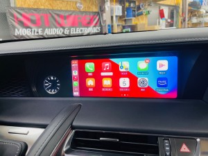 LC500 ワイヤレス　CarPlay カープレイ　後付け　Android Auto アンドロイド　iPhone グーグルマップ　HDMI USB 映像入力　レクサス純正　純正ナビ　LEXUS レクサス 全画面表示　Youtube HULU NETFLIX 動画再生　動画視聴　Apple CarPlay レクサス専用　HOT WIRED ホットワイヤード