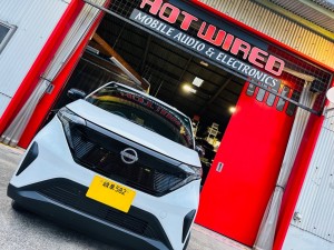 NISSASN SAKURA 日産　サクラ　電気自動車　EV BEV カーオーディオ　CarPlay スピーカー交換　音質向上　CONNECT 純正ナビ　音質向上　リーフ ze1 アリア　オーラ　ツイーター　iPhone