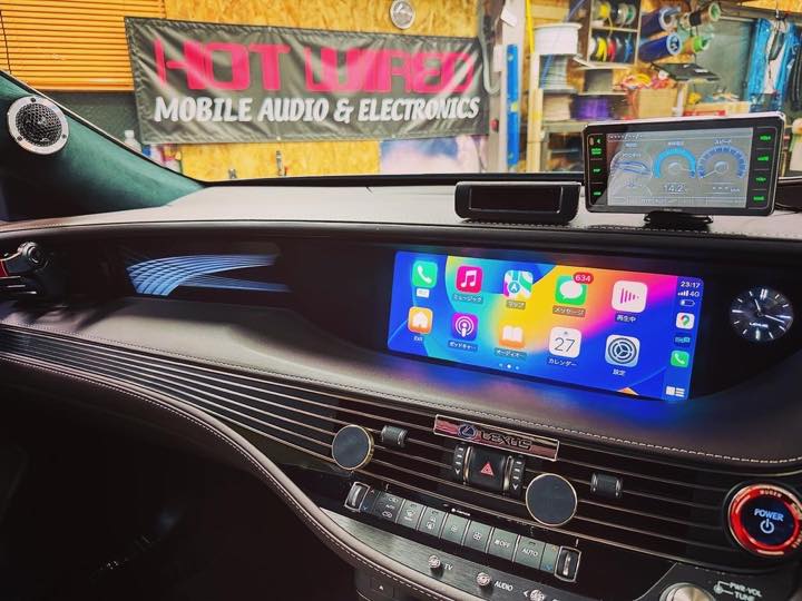LEXUS LS500h レクサス純正マークレビンソンのスピーカー交換の方法：ツイーターを追加して、高音のキラキラ感を手に入れる！