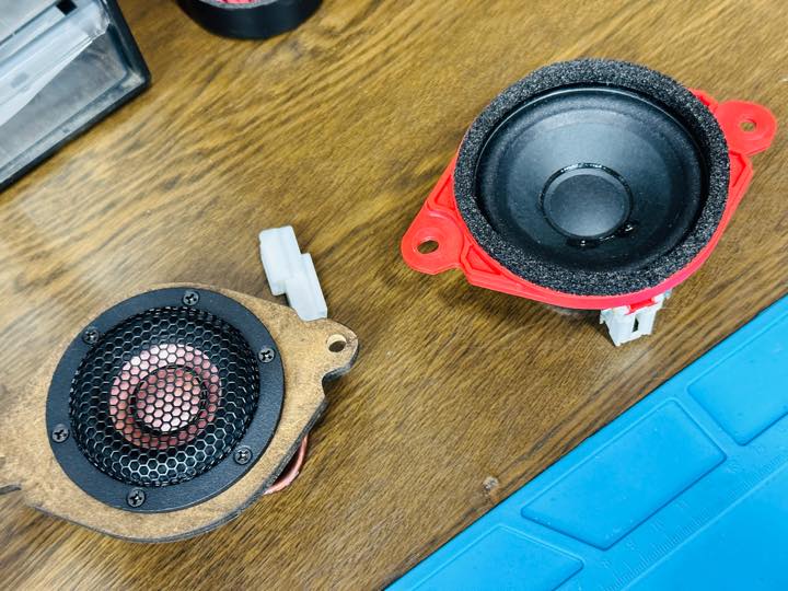 CX-5/CX-8 マツダ純正BOSE センタースピーカーのアップグレード用、スピーカー＋インナーバッフルセット販売開始！