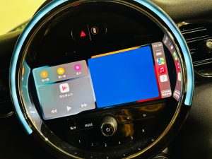 bmw mini benz cooper ミニ　純正ナビ　iDrive アイドライブ　bmw純正　CarPlay カープレイ　後付け　ワイヤレス　ナビなし　テレビ　コーディング　カープレイ有効化　nbt evo id5 id6 id7 id8 名古屋　ホットワイヤード　iPhone スマホ　Googleマップ