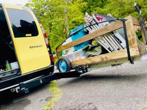 カングージャンボリー　2025 2026 kangoo jambree renault ルノージャポン　ルノー　フリーマーケット　フリマ　初参加　山中湖　車中泊　キャンパー仕様　カーオーディオ　CarPlay カスタム　トレーラー　ヒッチ　ラック　キャリア　スイング　デッドニング　断熱　断熱材　静音　車内の快適化　防音　遮熱　ヒッチキャリア　バーナー　イワタニ