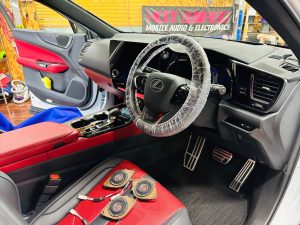 lexus nx350 nx ls500 rx500 rx350 is300 es300 lc500 lx570 レクサス　純正　マークレビンソン　Mark Levinson スピーカー交換　センタースピーカー　ダッシュボード　ミッドレンジ　インパネcoax　カーオーディオ　音質向上　インピーダンス　位相　フェーズディテクター　吸音材　インストール　抵抗値　ホットワイヤード　名古屋 位相チェッカー　FX-101 Mercury Car Audio FORMULA-X 2インチ　ワイドレンジドライバー　フルレンジ　コアキシャル