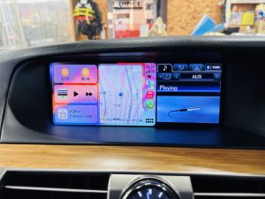 LS460 LEXUS レクサス　純正　ナビ　カーナビ　CarPlay カープレイ　Android Auto ミラーリング　hdmi usb youtube 動画　Googleマップ　iPhone スマホ　Bluetooth ヤフーカーナビ　後付け　ワイヤレス　あとづけ　マークレビンソン　スピーカー交換　レクサス純正ナビ　