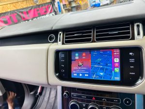 レンジローバー　純正ナビ　修理　あとづけ　後付け　CarPlay カープレイ　Android Auto
　アンドロイド　グーグルマップ　Google
iPhone ヤフーカーナビ　Youtube ミラーリング　range rover land rover ランドローバー　ローバー　メリディアン　meridian 