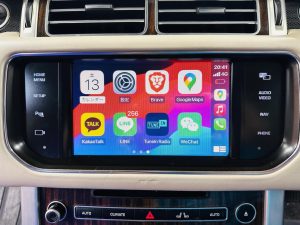 レンジローバー　純正ナビ　修理　あとづけ　後付け　CarPlay カープレイ　Android Auto
　アンドロイド　グーグルマップ　Google
iPhone ヤフーカーナビ　Youtube ミラーリング　range rover land rover ランドローバー　ローバー　メリディアン　meridian 