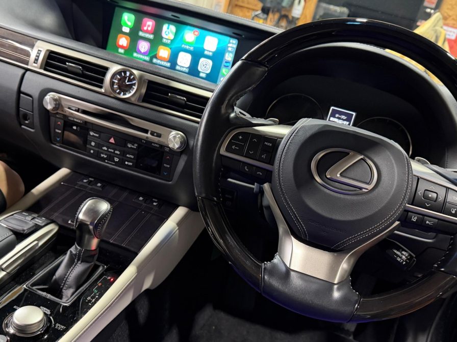 LEXUS GS300h レクサス純正ナビ 車種別専用 後付けワイヤレスCarPlay・Android Auto・ミラーリング・HDMI入力・映像入力・USBメディア再生プレーヤーの全てを一台で可能にするAVインターフェースのご紹介