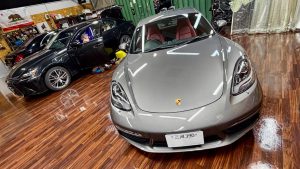 porsche 718 cayman pcm4 pcm5 pcm6 pcm7 ポルシェ ケイマン ボクスター 911 カレラ ボーズ サウンド bose sound burmester ブルメスター 純正ボーズ 純正bose スピーカー交換 ツイーター ウーハー ミッドレンジ スコーカー デッドニング CarPlay カーオーディオ カープレイ スピーカー交換 Mercury Car Audio HOT WIRED 名古屋 音質改善 音質向上