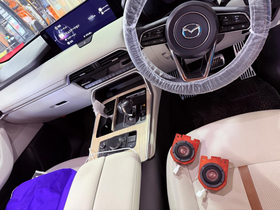 CX60 マツダ純正BOSEサウンドの正しいスピーカー交換のやり方：フロントドアスピーカー（スコーカー）をアップグレードする方法