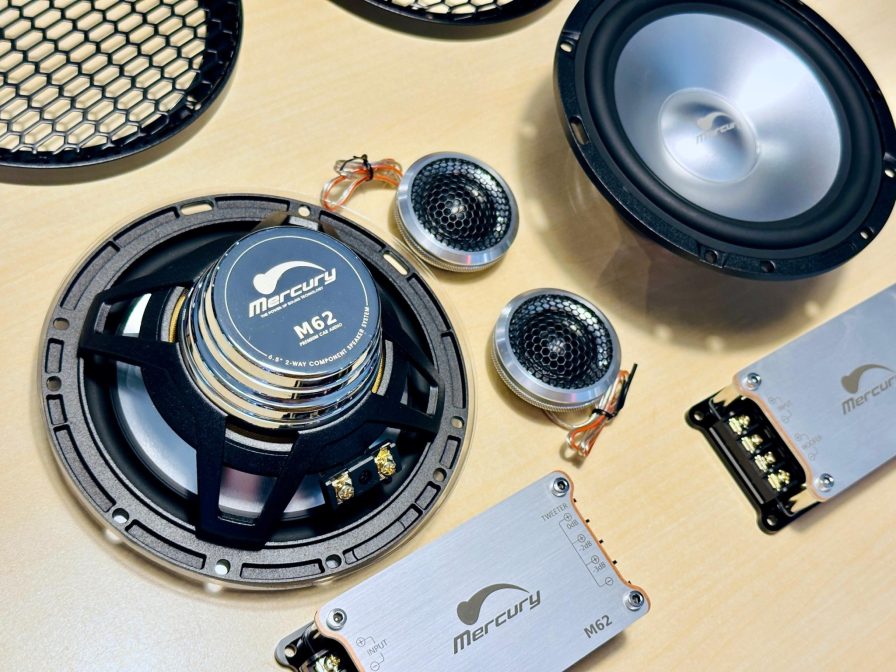 Mercury Car Audio M62 マーキュリーカーオーディオ の中堅モデル　2wayセパレートコンポーネントスピーカー　2026年モデル入荷