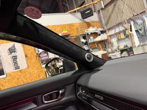シビック　タイプr civic type r スピーカー交換　カーオーディオ　音質　向上　改善　ツイーター　デッドニング　dsp 車種別　専用　インナーバッフル　ツイーター埋め込み　スエード　アルカンターラ　内装　音調整　サウンドセッティング　Mercury Car Audio マーキュリー　m62 HOT WIRED ホットワイヤード　キッカー kicker