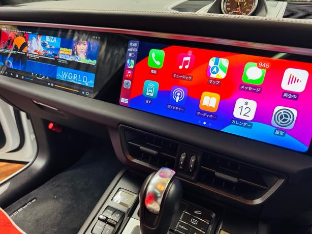 ポルシェ マカン専用 デュアルモニター アンドロイドナビのファームウェアのアップデート＠HOT WIRED名古屋