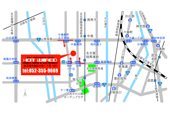 画像：ホットワイヤード地図